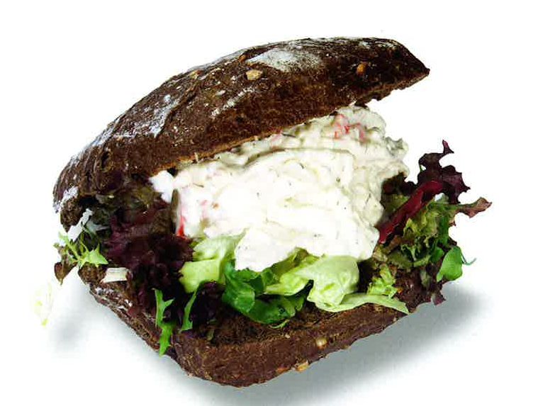 Alaska kingcrabsalade